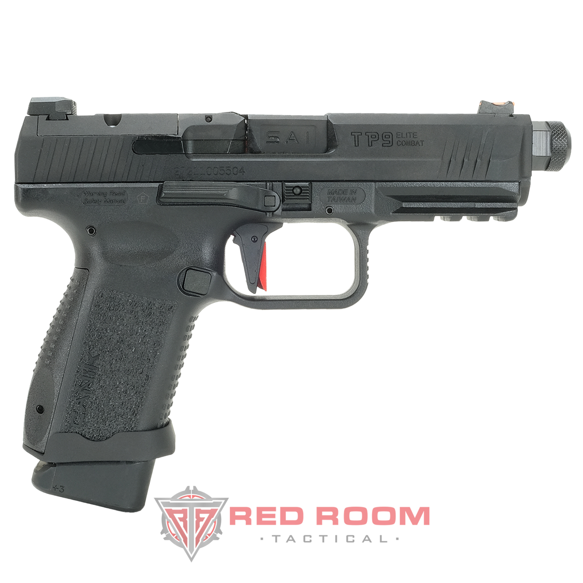 Canik TP9 Elite Combat Airsoft Pistol by Cybergun black 22