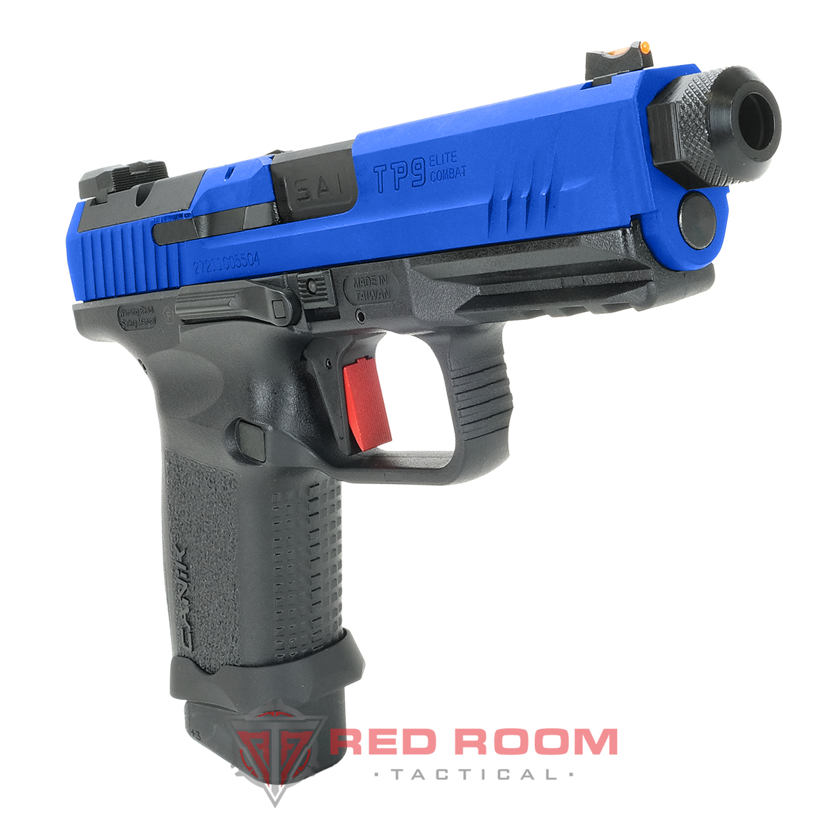 Canik TP9 Elite Combat Airsoft Pistol by Cybergun blue 3