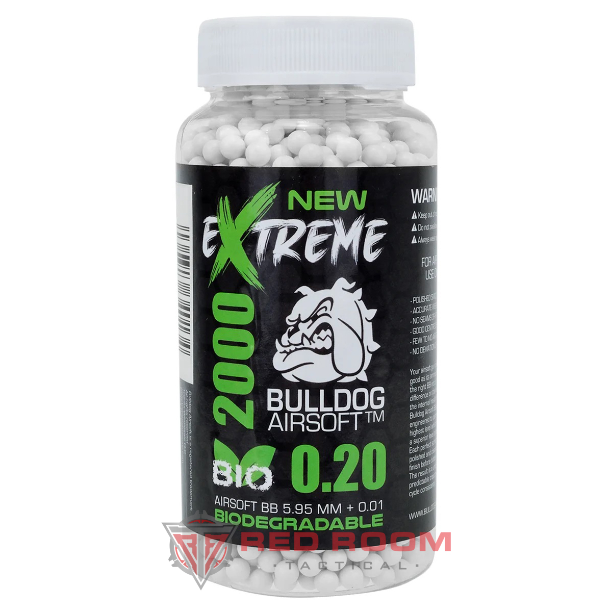 Extreme Bulldog 0 20g Bio 2000 Airsoft BB Pellets