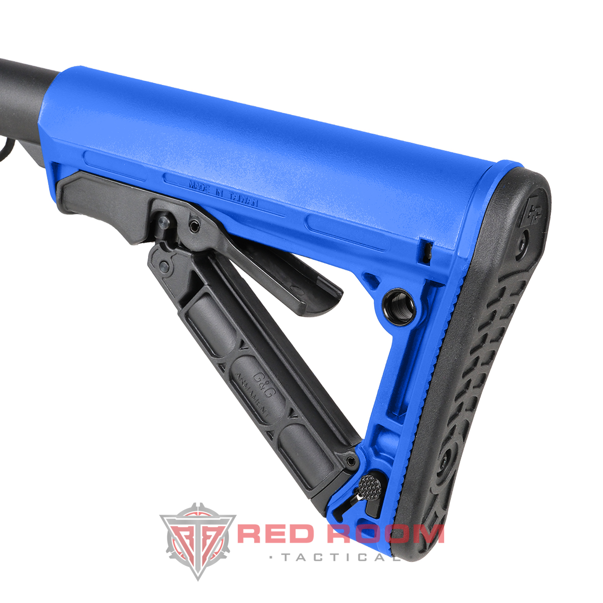 G&G Armament Combat Machine Firehawk M4 Stubby BNB Airsoft Gun RRT9 Blue